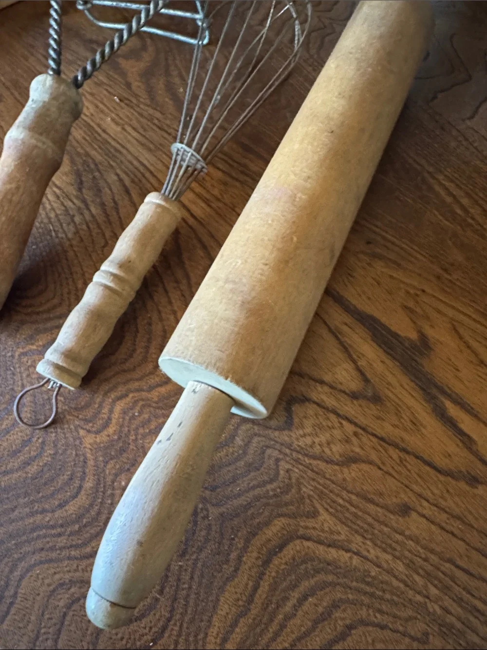 Rustic Primitife Farmhouse Wooden Kitchen hand tools for use or display